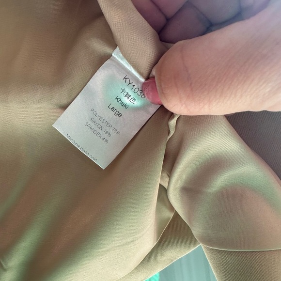 Women’s Tan Beige Double Breasted Blazer | M - Picture 5 of 5